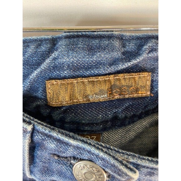 FOSSIL WOMENS SZ 27 X 29 BLUE JEANS BOOT CUT - Picture 3 of 4